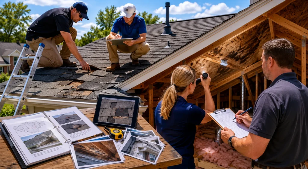 Roof Claim Second Inspection 3