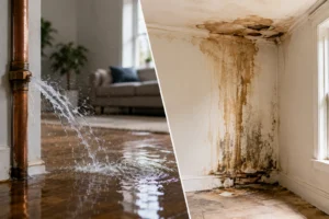 Sudden vs Gradual Water Damage 1